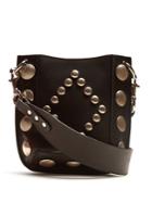 Isabel Marant Nasko Stud-embellished Leather Cross-body Bag