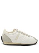 Matchesfashion.com Re/done Originals - 70s Suede-panelled Trainers - Womens - White
