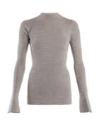 Stella Mccartney High-neck Cotton And Alpaca-blend Sweater