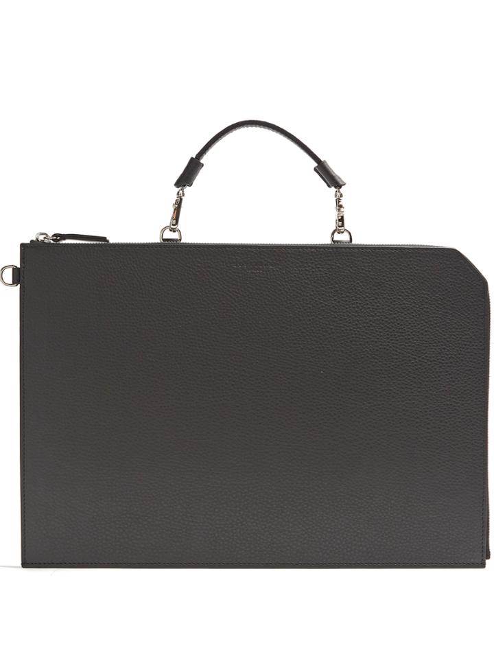 Nosakhari Standout Grained-leather Pouch