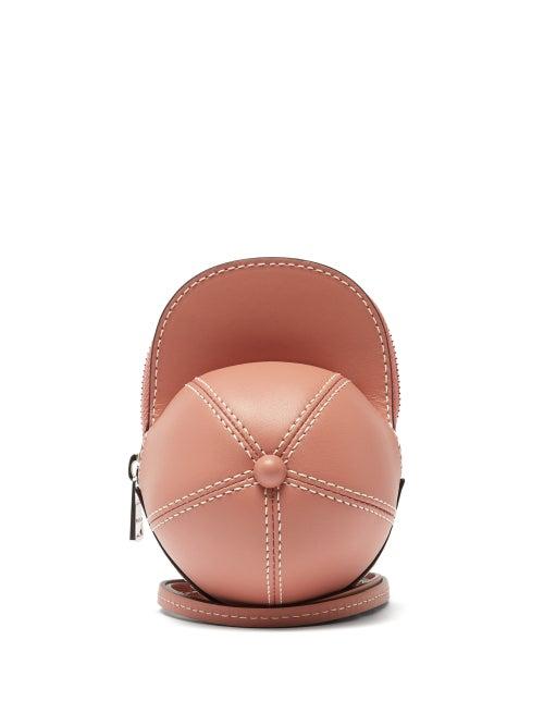 Matchesfashion.com Jw Anderson - Cap Nano Leather Cross-body Bag - Womens - Light Pink