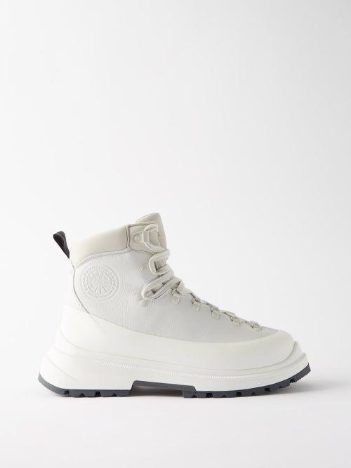 Canada Goose - Journey Leather Hiking Boots - Mens - White