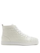 Christian Louboutin Yang Louis High-top Spike-embellished Trainers