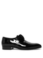 Matchesfashion.com Saint Laurent - Patent Leather Derby Shoes - Womens - Black