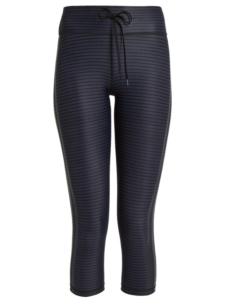 The Upside Nyc Night Stripe-print Performance Leggings
