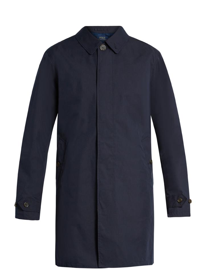 Polo Ralph Lauren Single-breasted Cotton-blend Trench Coat