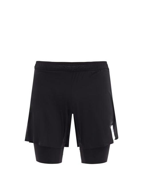 Matchesfashion.com Satisfy - Justice-shell Trail Shorts - Mens - Black