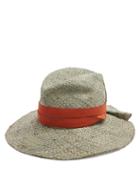 Matchesfashion.com Lola Hats - Snap First Straw Hat - Womens - Blue
