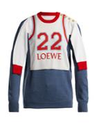 Loewe Logo-print Varsity Sweatshirt