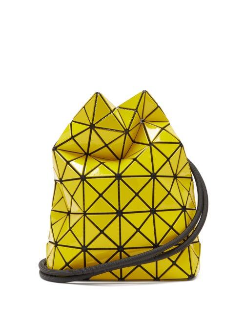 Bao Bao Issey Miyake - Wring Drawstring Pvc Bucket Bag - Womens - Yellow