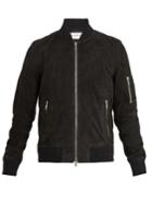 Officine Générale Charlie Suede Bomber Jacket