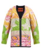 Matchesfashion.com Colville - Kantha-stitched Upcycled Cotton Jacket - Womens - Multi