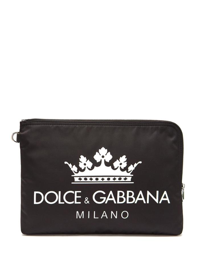 Dolce & Gabbana Logo-print Nylon Pouch