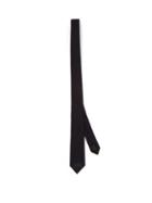 Matchesfashion.com Givenchy - Faded Logo Virgin Wool Blend Tie - Mens - Navy
