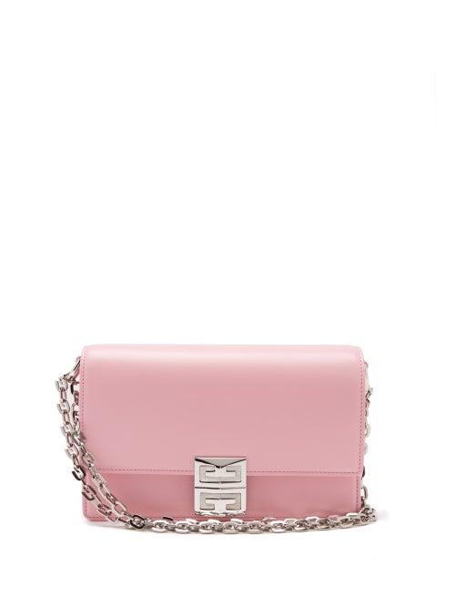 Ladies Bags Givenchy - 4g Small Leather Crossbody Bag - Womens - Light Pink