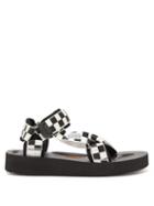 Matchesfashion.com Suicoke - Depa V2 Checkerboard Sandals - Womens - Black White