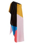 Mara Hoffman Noa Chapiteau-print One-shoulder Cotton Dress
