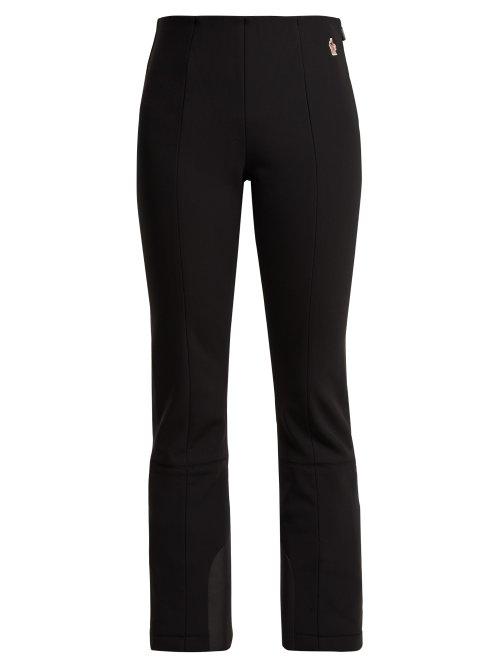 Matchesfashion.com Moncler Grenoble - Flared Neoprene Ski Trousers - Womens - Black