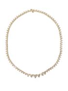 Ladies Fine Jewellery Jacquie Aiche - Elizabeth Diamond & 14kt Gold Necklace - Womens - Crystal