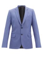 Matchesfashion.com Paul Smith - Single-breasted Soho-fit Wool-blend Jacket - Mens - Light Purple