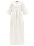 Matchesfashion.com Weekend Max Mara - Ombrato Dress - Womens - White