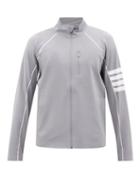 Thom Browne - Four-bar Technical-shell Compression Track Jacket - Mens - Grey