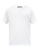 Matchesfashion.com Acne Studios - Nash Face Cotton T-shirt - Mens - White