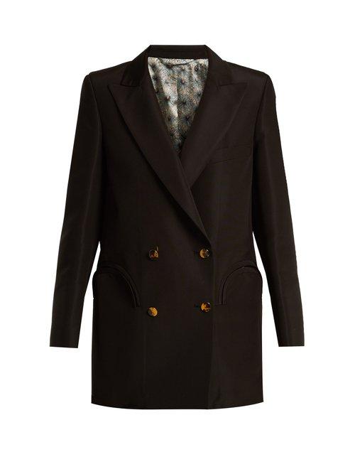 Matchesfashion.com Blaz Milano - Shamrock Everyday Faille Blazer - Womens - Black
