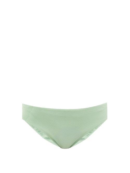 Matchesfashion.com Cossie + Co - The Elle Mid-rise Bikini Briefs - Womens - Green