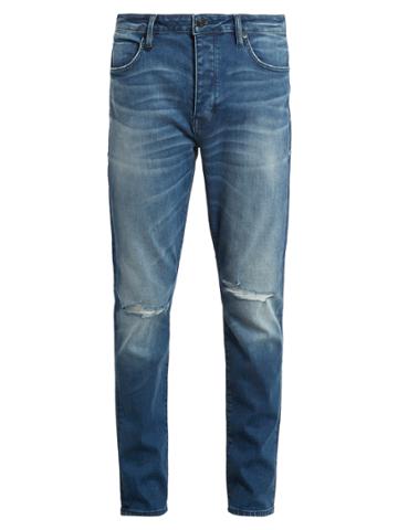 Neuw Denim Ray Distressed Tapered-leg Jeans