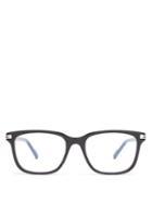 Matchesfashion.com Cartier Eyewear - C De Cartier D Frame Acetate Glasses - Mens - Black