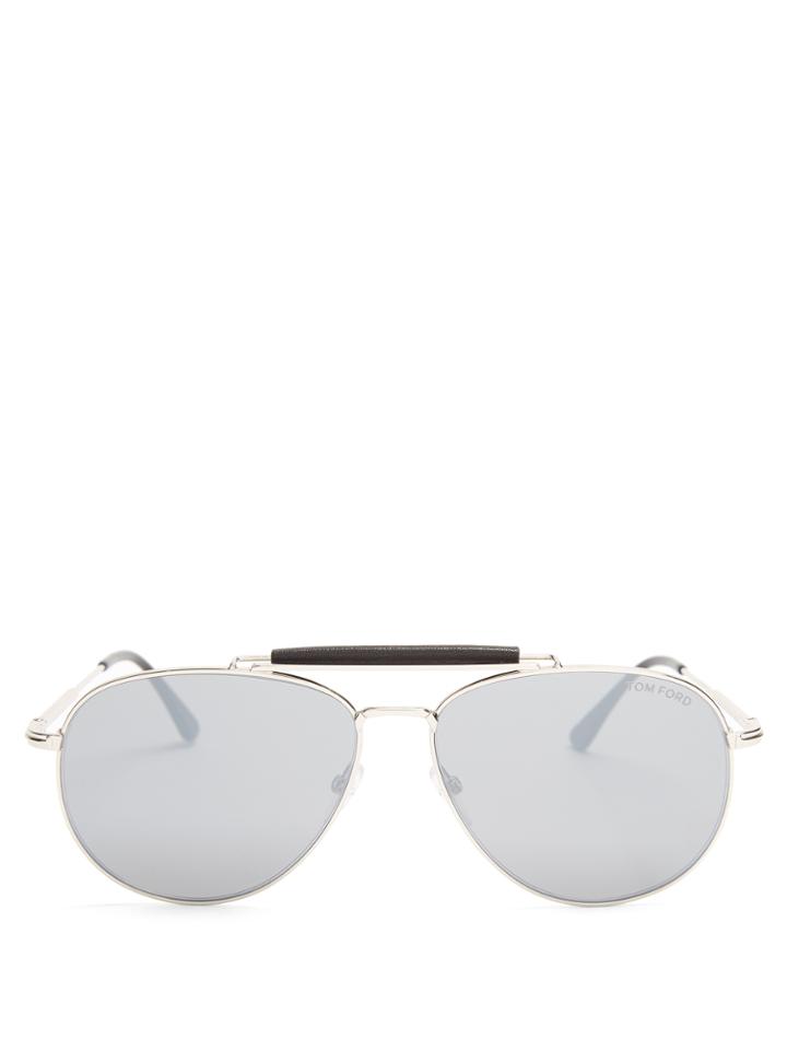 Tom Ford Eyewear Sean Aviator Sunglasses