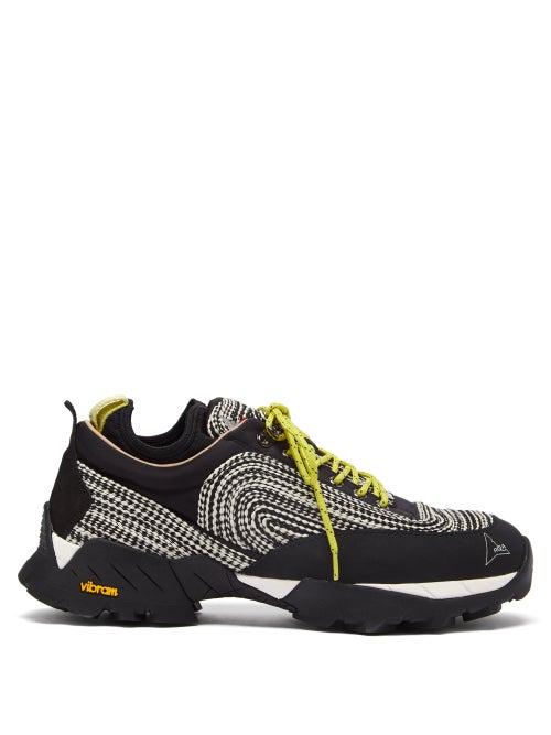 Matchesfashion.com Roa - Neal Rope-woven Trainers - Mens - Black Multi