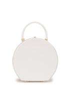 Matchesfashion.com Sparrows Weave - The Round Wicker And Leather Bag - Womens - White
