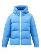 Moncler - Idil Quilted-shell Down Jacket - Mens - Light Blue