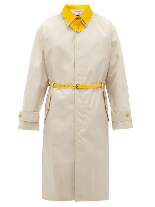 Matchesfashion.com Sies Marjan - Cruz Gabardine Belted Trench Coat - Mens - Beige