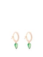 Matchesfashion.com Raphaele Canot - Set Free Diamond, Tsavorite & 18kt Gold Earrings - Womens - Green Multi