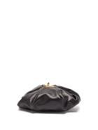 Matchesfashion.com Jil Sander - Pleated Leather Clutch Bag - Womens - Black