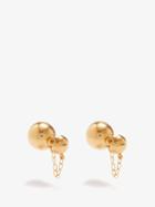 Jil Sander - Sphere Sterling Silver Earrings - Womens - Gold