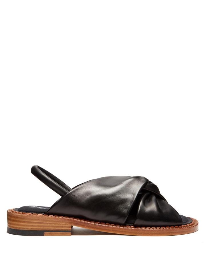 Robert Clergerie Bloss Leather Sandals