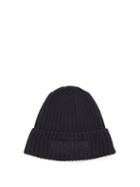 Matchesfashion.com Bogner - Enio Logo-embroidered Wool-blend Beanie Hat - Mens - Black