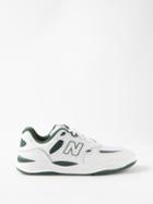New Balance - Numeric 1010 Leather And Mesh Trainers - Mens - White