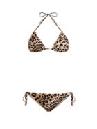 Adriana Degreas X Charlotte Olympia Leopard-print Bikini