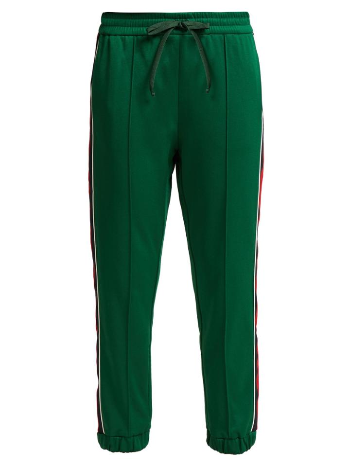 Gucci Side-stripe Jersey Track Pants