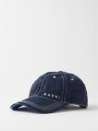 Marni - Logo-embroidered Denim Baseball Cap - Mens - Denim