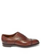 Matchesfashion.com Edward Green - Berkeley Leather Oxford Shoes - Mens - Brown