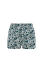 Matchesfashion.com Sunspel - Paisley Print Cotton Boxer Shorts - Mens - Blue Multi