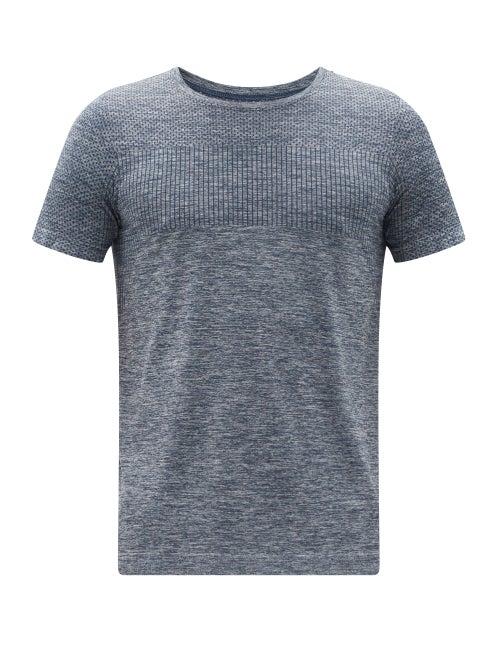 Matchesfashion.com Asics - Race Seamless Jersey T-shirt - Mens - Navy
