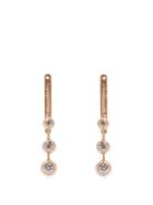 Matchesfashion.com Marie Mas - Diamond, Amethyst, Topaz & 18kt Rose Gold Earrings - Womens - Multi