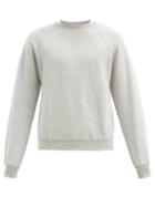 Matchesfashion.com Les Tien - Crew-neck Brushed-back Cotton Sweatshirt - Mens - Grey
